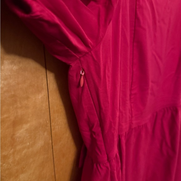 Amazon OFEEFAN Women Puff Sleeve Square Neck Tie in Back Dresses with Zipper - Picture 4 of 8